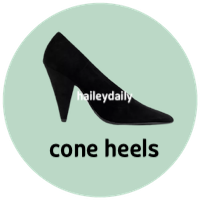 콘 힐 cone heels