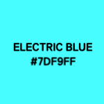 Electric Blue 일렉트릭 블루
