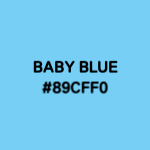 baby blue 파란색 색상 