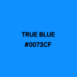 true blue 파란색 색상 표