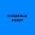 dodger blue 파란색 색상 표