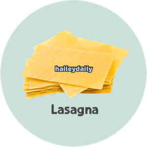 스파게티 면 종류- 라자냐 Lasagna